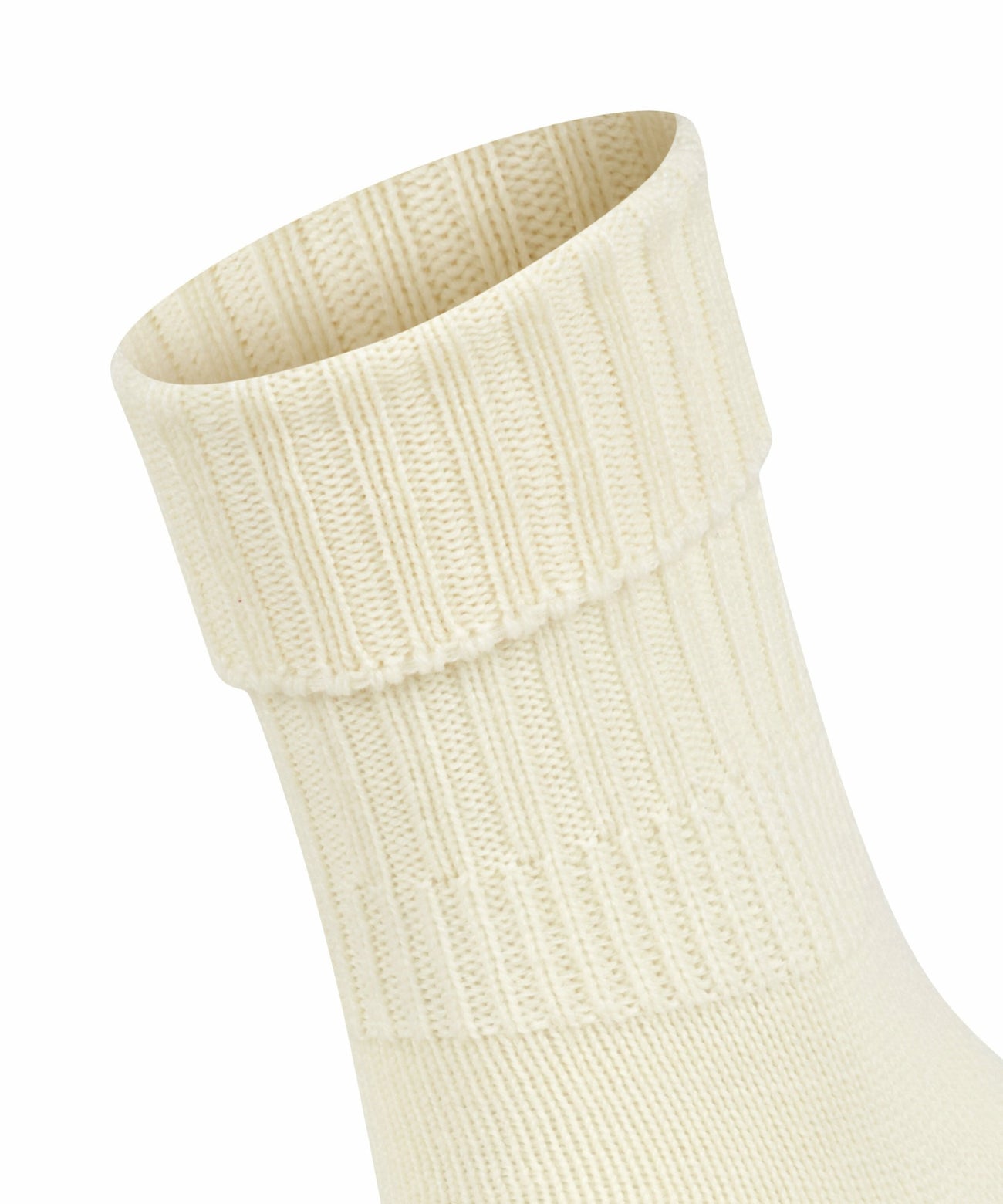 FALKE Rib Omslag Damessokje 47520 2069 woolwhite Foto 4840