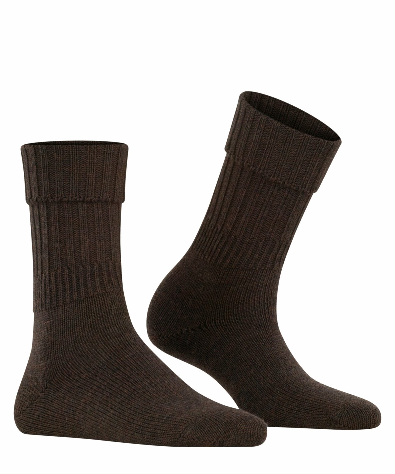 FALKE Rib Omslag Damessokje 47520 5450 dark brown Foto 4018