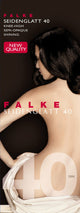 FALKE Seidenglatt 40 Panty Kniekousje 41744 3009 black Foto 8942