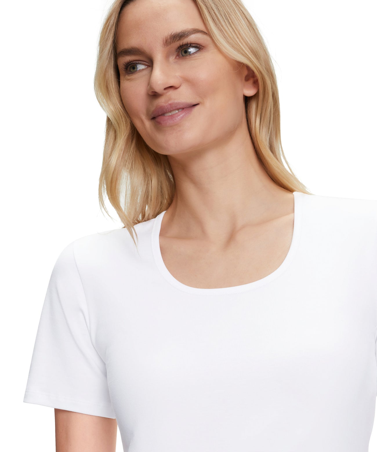 FALKE T-Shirt 2-PACK Daily Comfort Dames 69100 2000 white Foto 29524