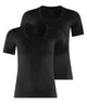 FALKE T-Shirt 2-PACK Daily Comfort Dames 69100 3000 black Foto 29531