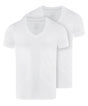 FALKE T-Shirt 2-Pack Daily Comfort Heren 68106 2000 white Foto 29383