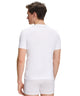 FALKE T-Shirt 2-Pack Daily Comfort Heren 68106 2000 white Foto 29385