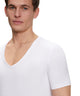 FALKE T-Shirt 2-Pack Daily Comfort Heren 68106 2000 white Foto 29386