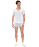 FALKE T-Shirt 2-Pack Daily Comfort Heren 68106 2000 white Foto 29388