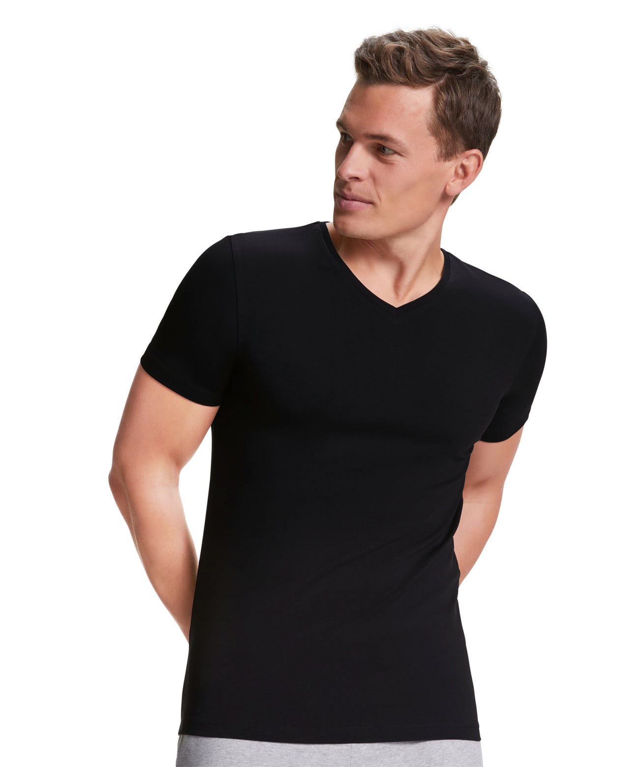 FALKE T-Shirt 2-Pack Daily Comfort Heren 68107 3000 black Foto 29369