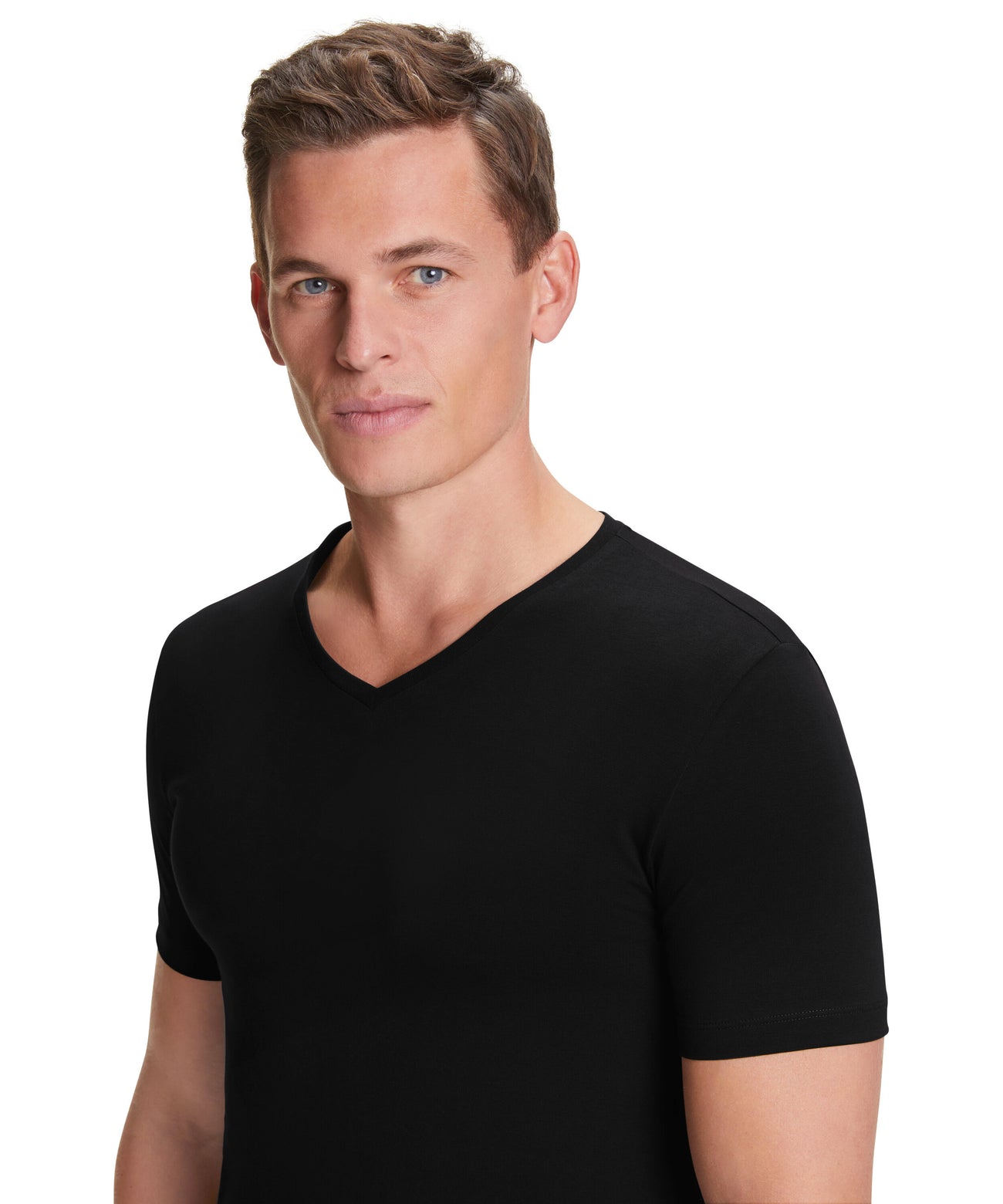 FALKE T-Shirt 2-Pack Daily Comfort Heren 68107 3000 black Foto 29370