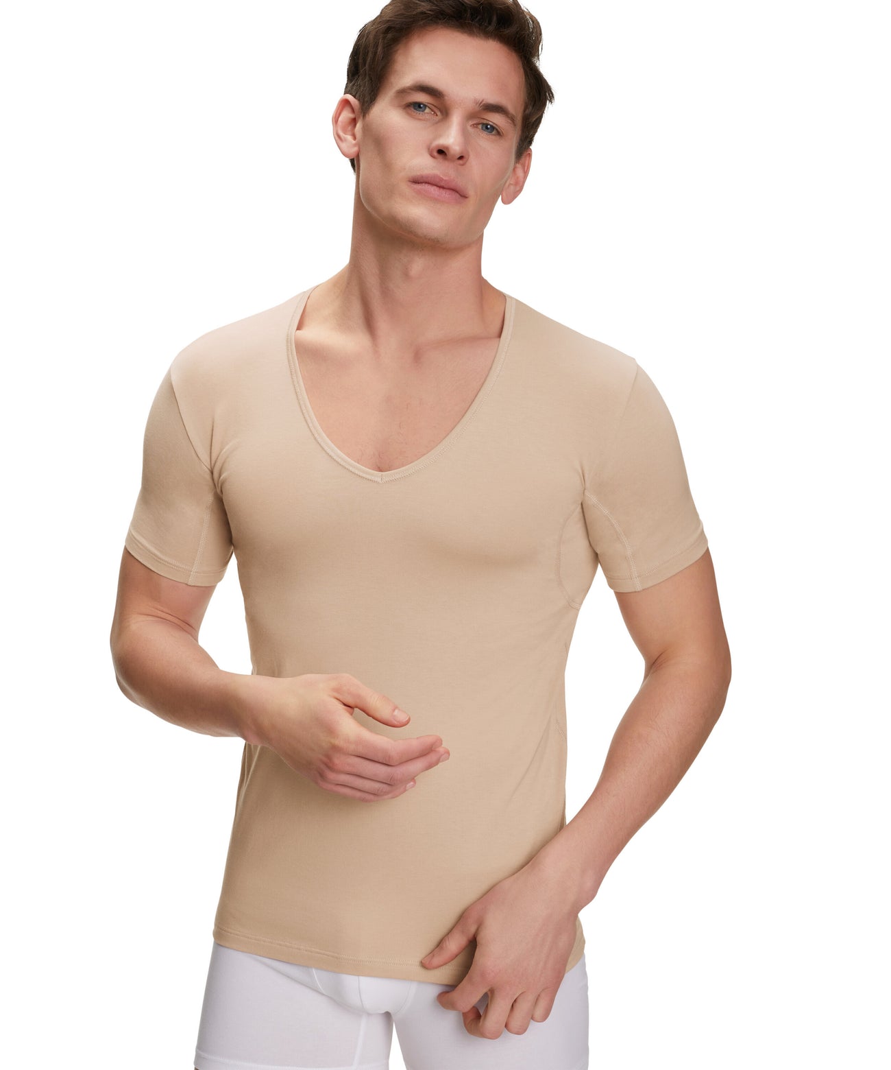 FALKE T-Shirt Daily Climate Control Heren 68116 4220 camel Foto 29415