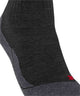 FALKE TK2 Explore Short Wandel Sok Dames 16153 3180 asphalt mel. Foto 28488