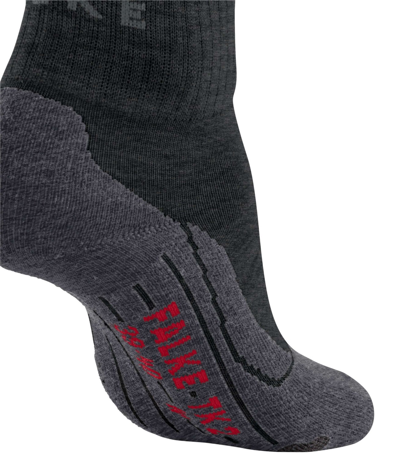 FALKE TK2 Explore Short Wandel Sok Dames 16153 3180 asphalt mel. Foto 28489
