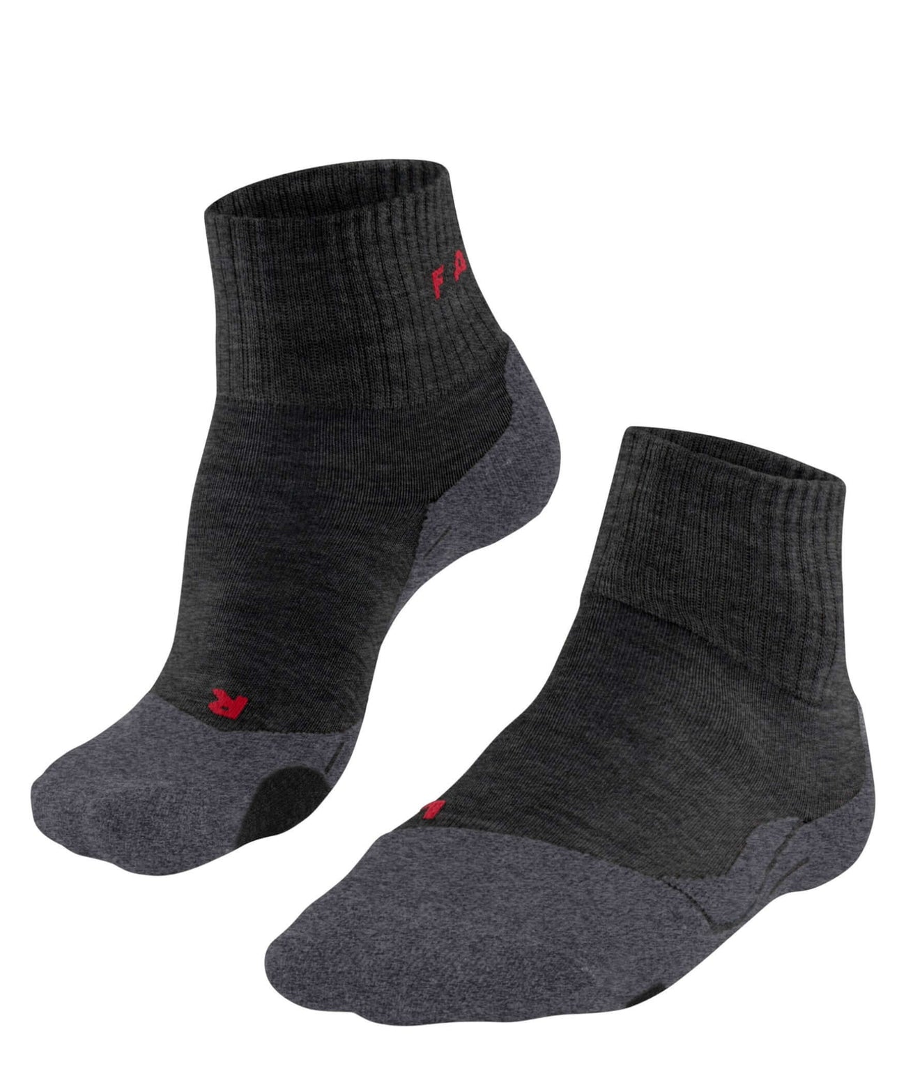 FALKE TK2 Explore Short Wandelsok Heren 16152 3180 asphalt mel. Foto 28492