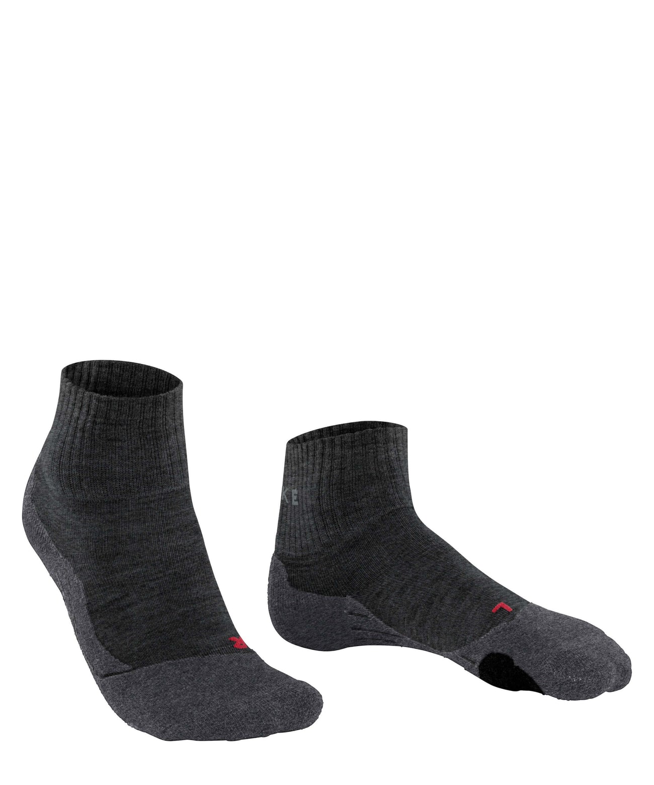 FALKE TK2 Explore Short Wandelsok Heren 16152 3180 asphalt mel. Foto 28494