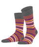 FALKE Tinted Stripe Fantasiesok Heren 13279 8409 pink orchid Foto 22988
