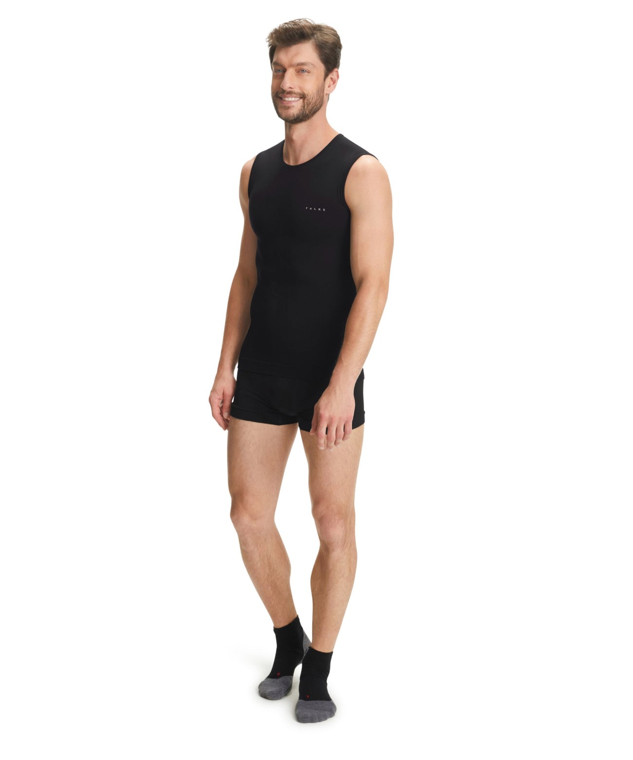 FALKE Warm Singlet Tight Fit Heren 39615 3000 black Foto 5306