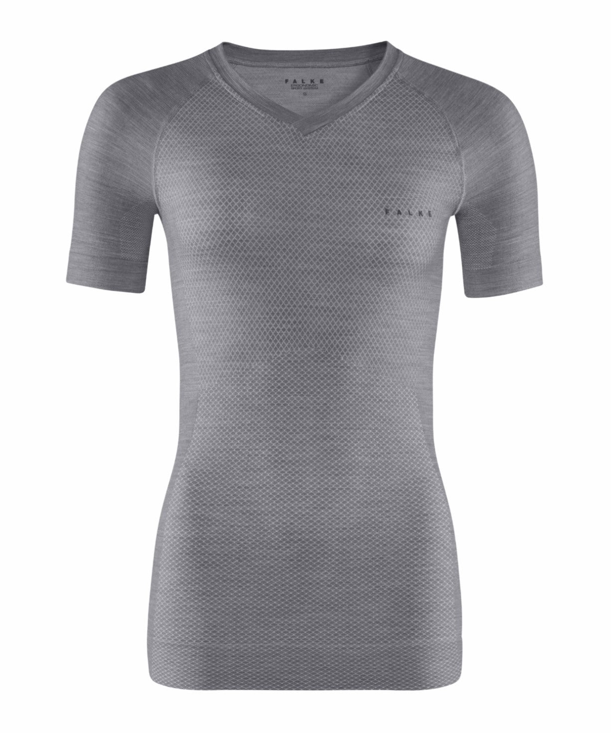 FALKE Wool Tech Light T-Shirt Dames 33460 3757 grey-heather Foto 8519