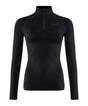 FALKE Zip Shirt Maximum Warm Dames 33036 3000 black Foto 26323