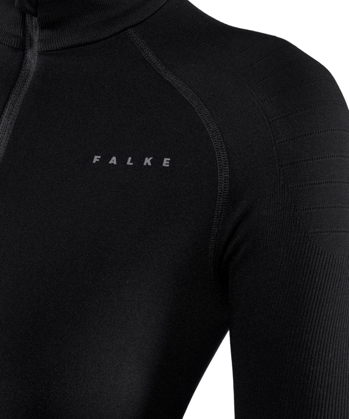 FALKE Zip Shirt Maximum Warm Dames 33036 3000 black Foto 26326