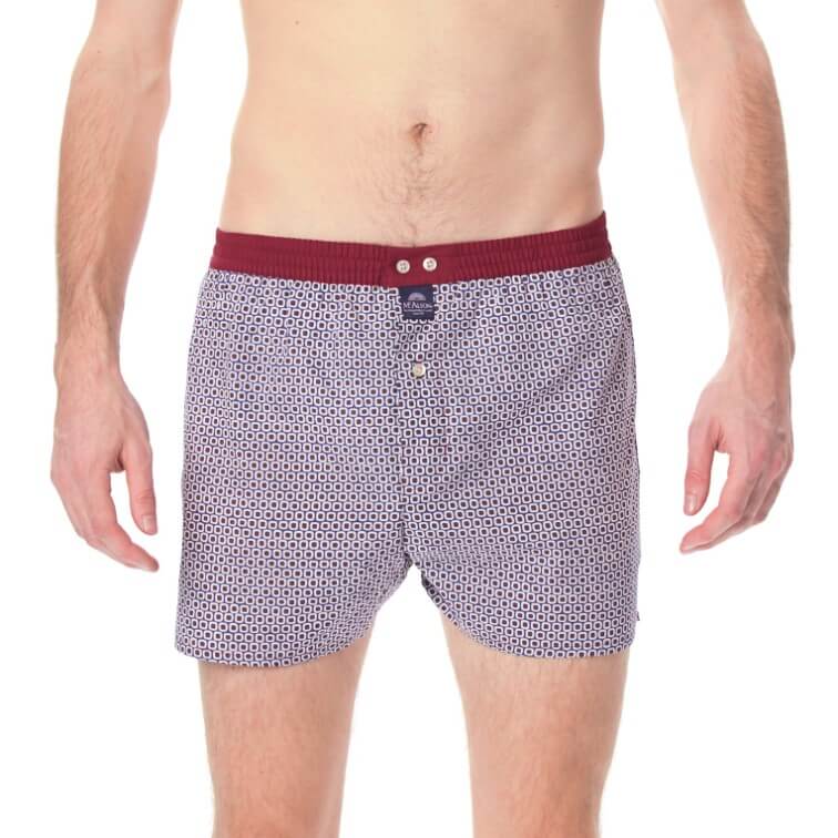 Mc Alson Boxer met Binnenbroek M4076 rood Foto 7758