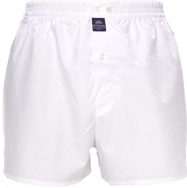 Mc Alson Boxershort met Binnenbroek Effen M0100 wit Foto 7711