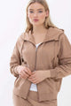 Mey Cardigan Hoodie Dames 17446 82 chai tea Foto 19742