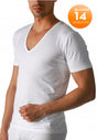 Mey Eronderhemd V-Hals Dry Cotton Heren 46038 101 weiss Foto 5872