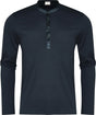 Mey Henley Shirt Lange Mouw Aarhus Heren 30045 174 indigo Foto 18172