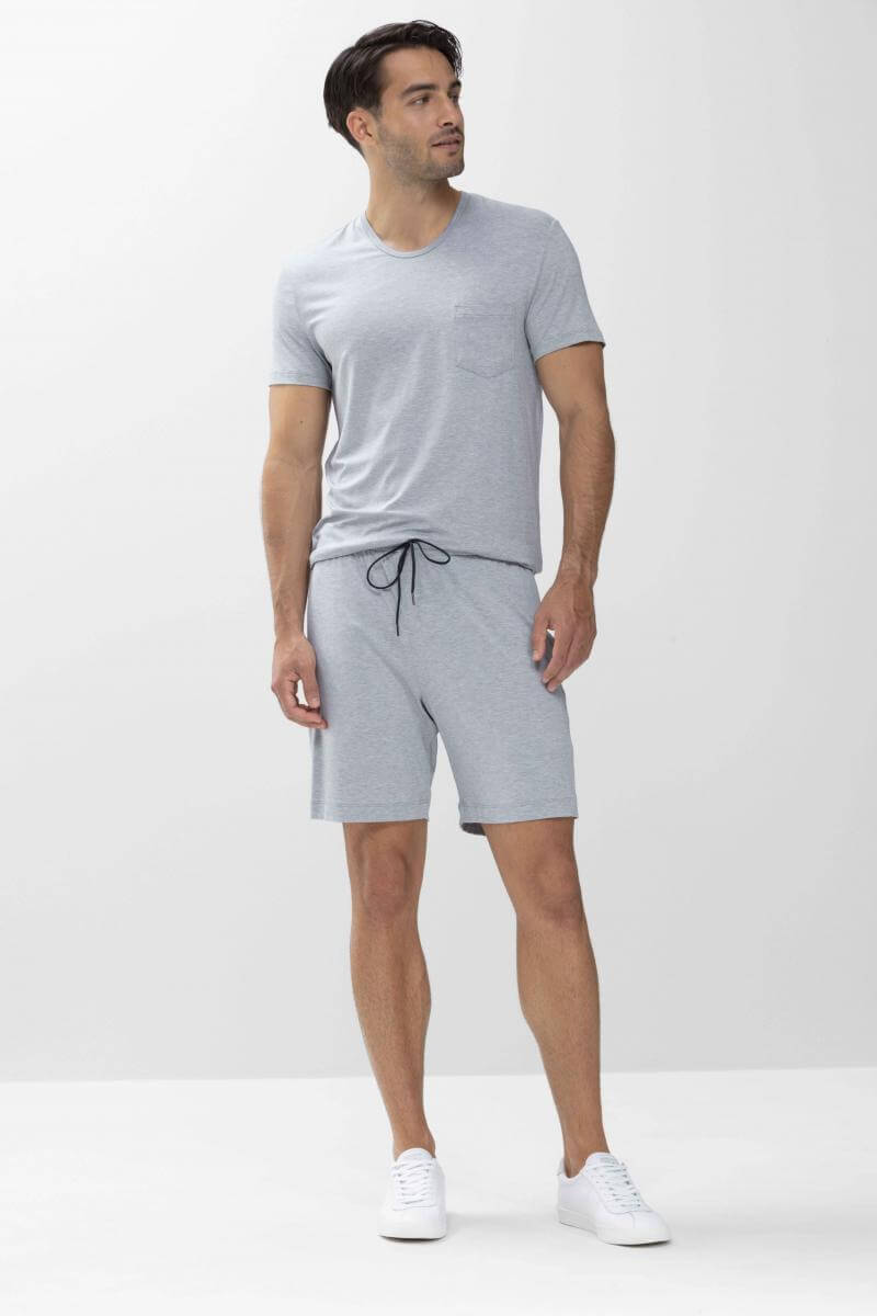 Mey Korte Broek Jefferson Heren 65651 620 light grey melange Foto 17591