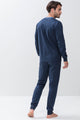 Mey Lange Pyjama Heren 18889 668 yacht blue Foto 16867