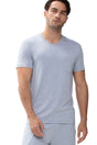 Mey Lounge Shirt korte mouw Jefferson Heren 65630 620 light grey melange Foto 16893