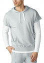 Mey Mouwloze Hoody Levelock Heren 65055 620 light grey melange Foto 6592