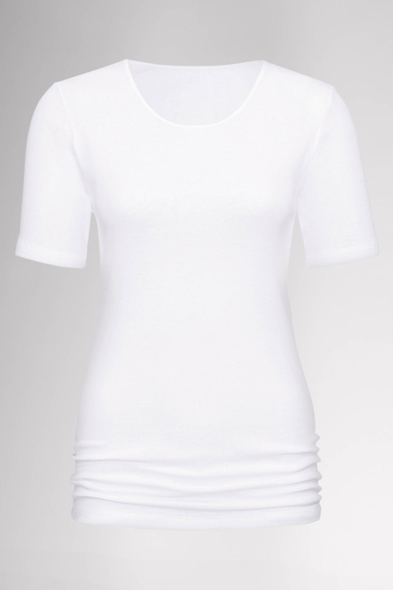 Mey Noblesse Shirt korte mouw Dames 26807 1 weiss Foto 6008