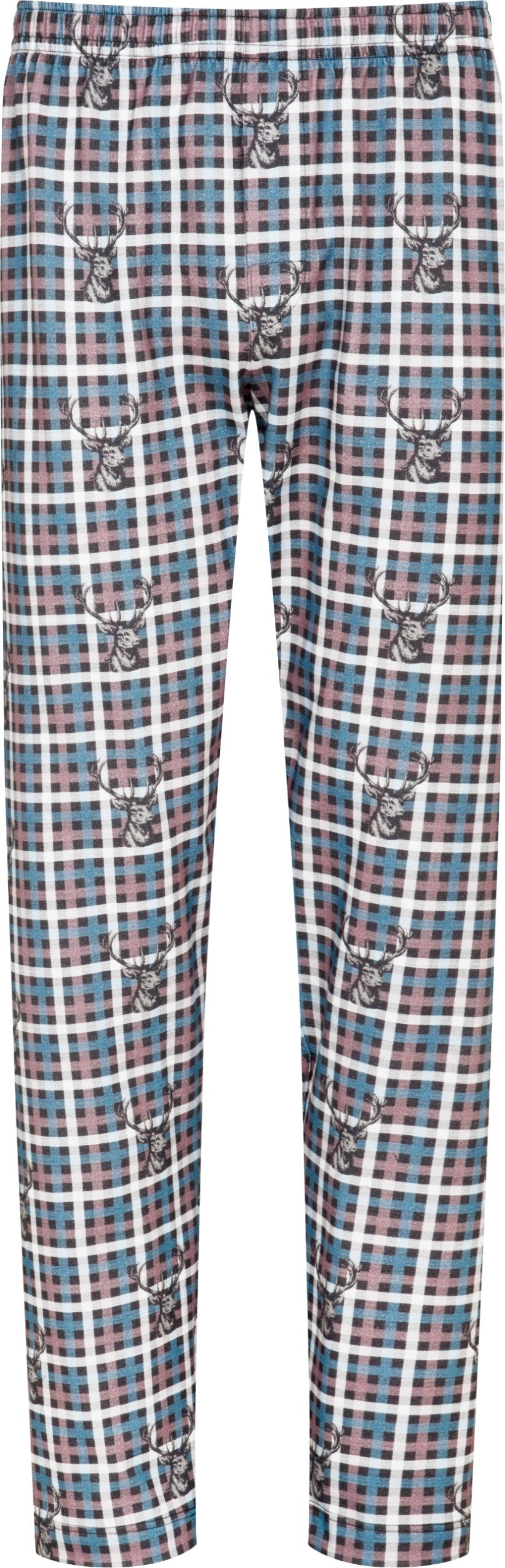 Mey Pyjamabroek Deer Check Heren 31107  773 stormy grey Foto 19874