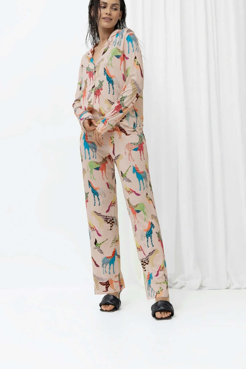 Mey Pyjamabroek Demy Dames 17339 254 new pearl Foto 26202