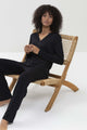 Mey Pyjamashirt Alena Dames 16228 3 schwarz Foto 17952