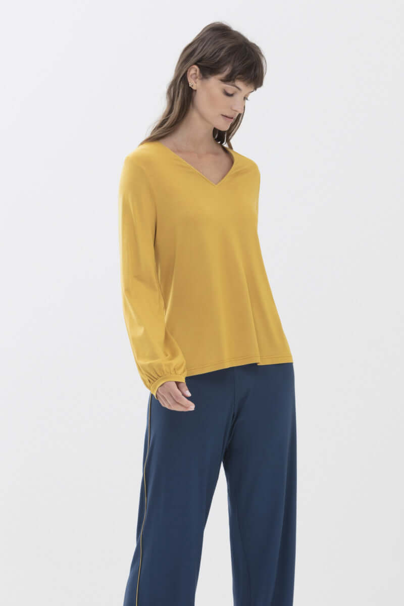 Mey Shirt Alena Lange Mouw Dames 17162 79 wintergold Foto 24356