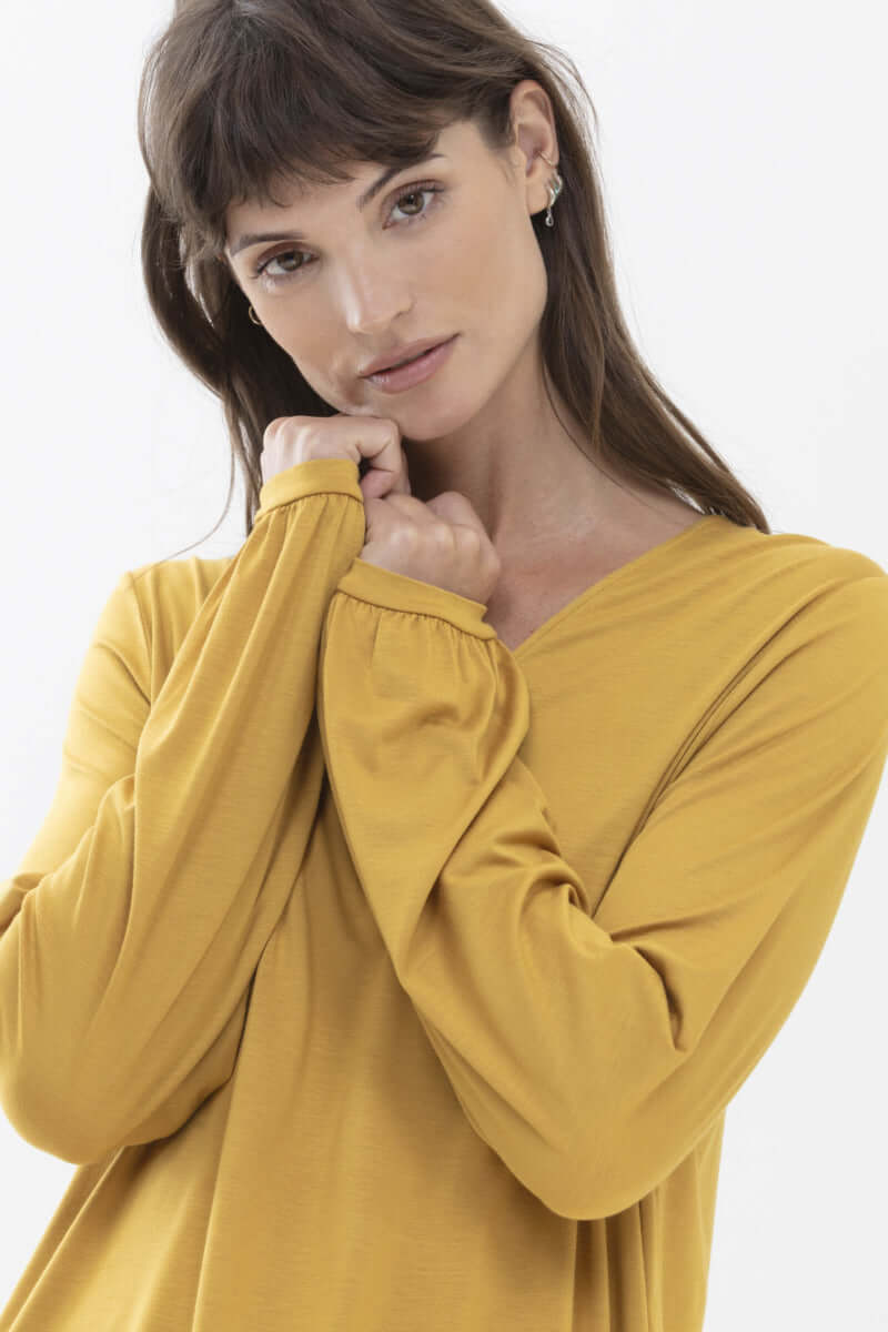 Mey Shirt Alena Lange Mouw Dames 17162 79 wintergold Foto 24358