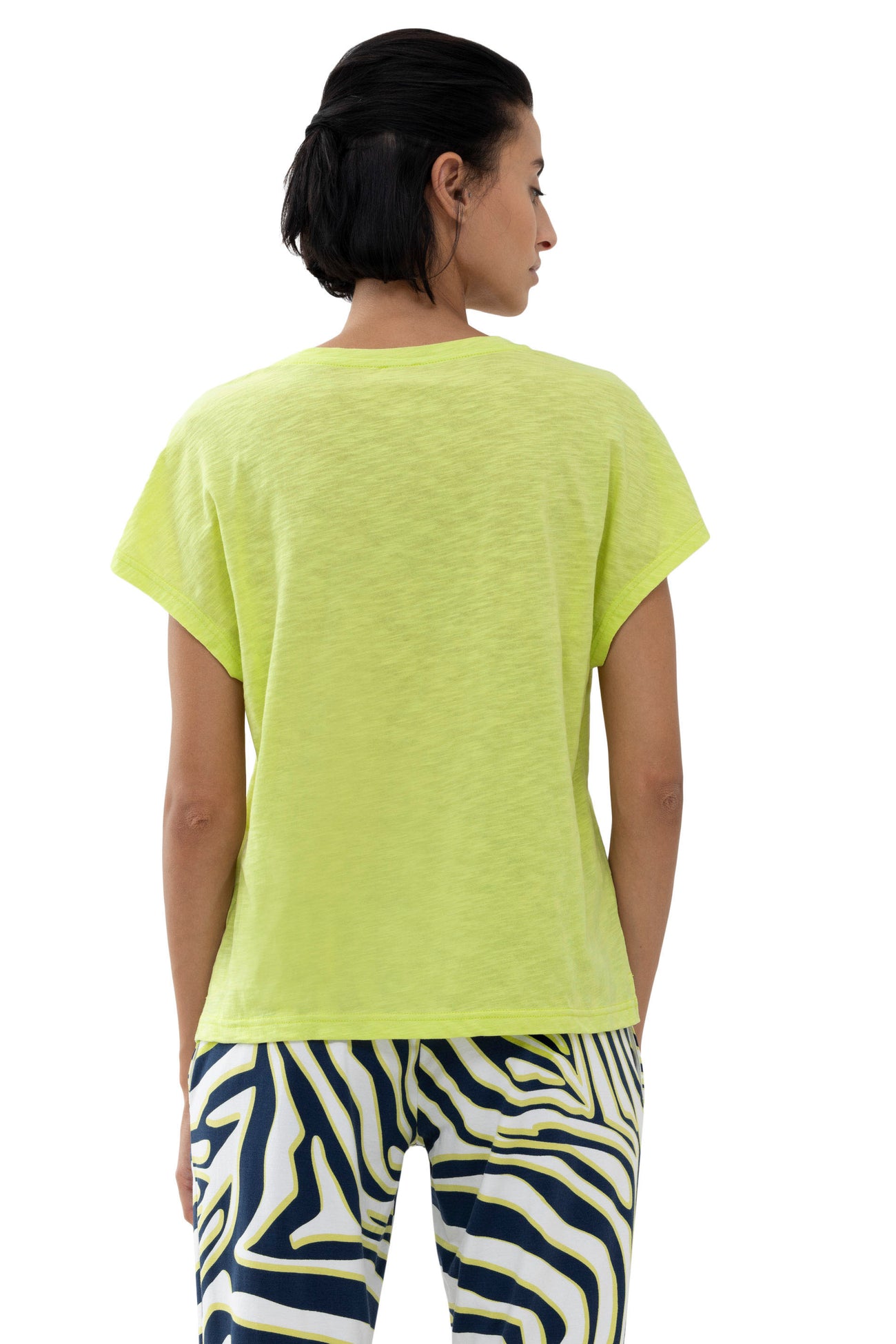 Mey Shirt Korte Mouw Soraya Dames 17512 382 limoncello Foto 30882
