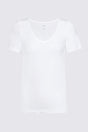 Mey Shirt Korte Mouw V hals Organic Dames 26816 1 weiss Foto 15360