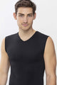 Mey Shirt V-Hals zonder mouw Software Heren 42537 123 schwarz Foto 5803