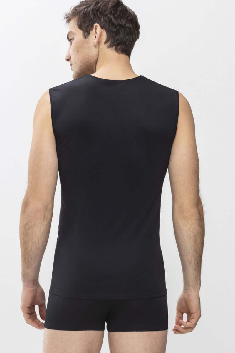 Mey Shirt V-Hals zonder mouw Software Heren 42537 123 schwarz Foto 5804