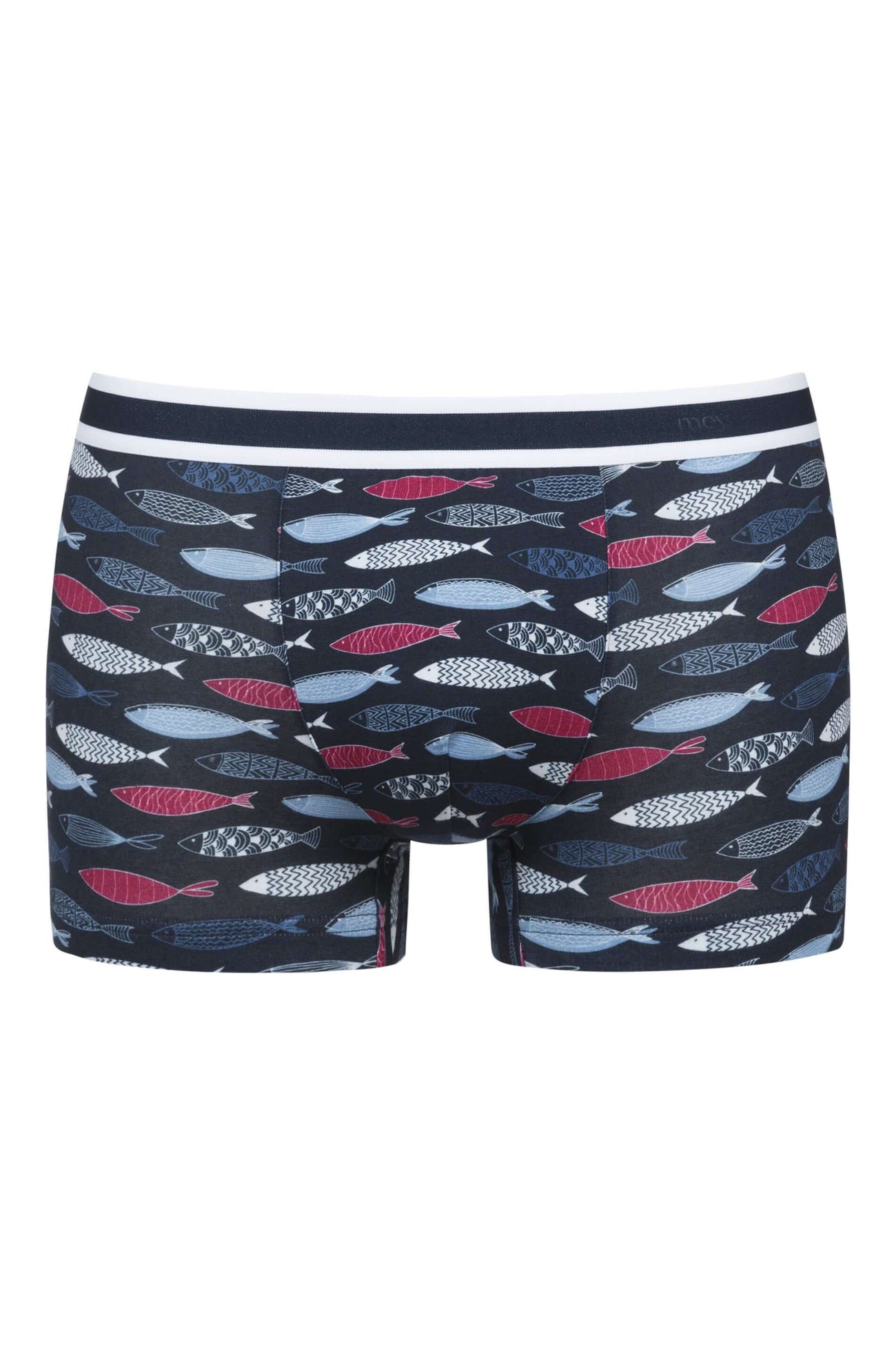 Mey Shorty Fish Heren 37304 668 yacht blue Foto 30454