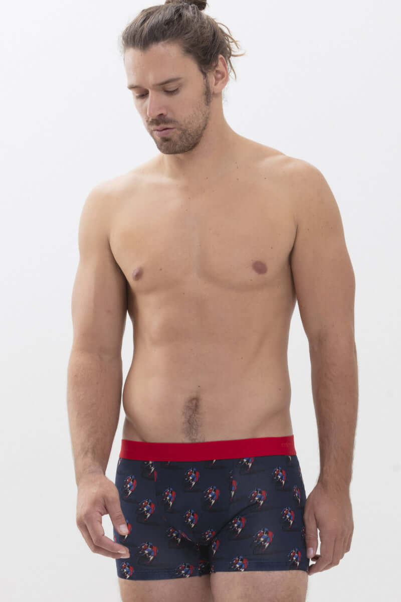 Mey Shorty RE:THINK Colour GOTS Heren 37078 668 yacht blue Foto 10317