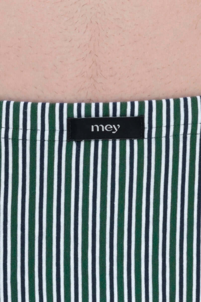 Mey Shorty Stripes Heren 37231 770 evergreen Foto 21131