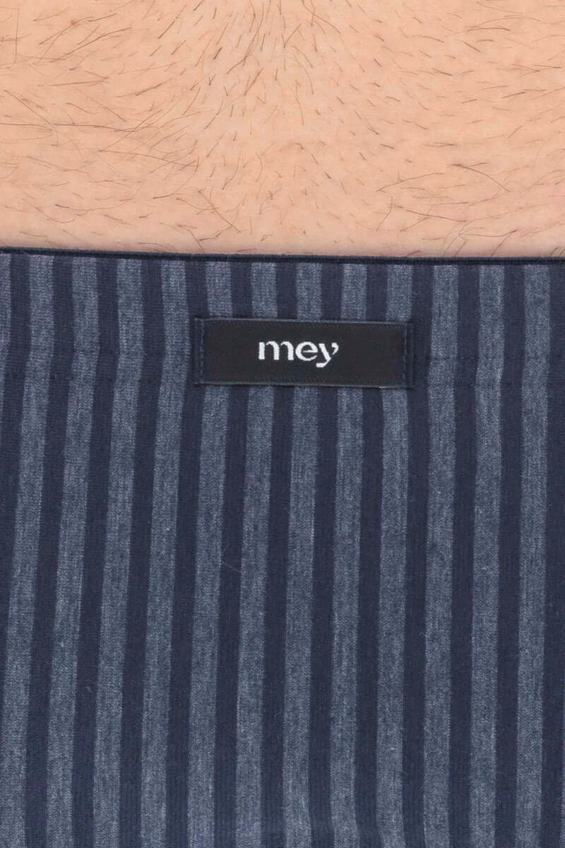 Mey Shorty Tonal Stripes Heren 37270 668 yacht blue Foto 31748