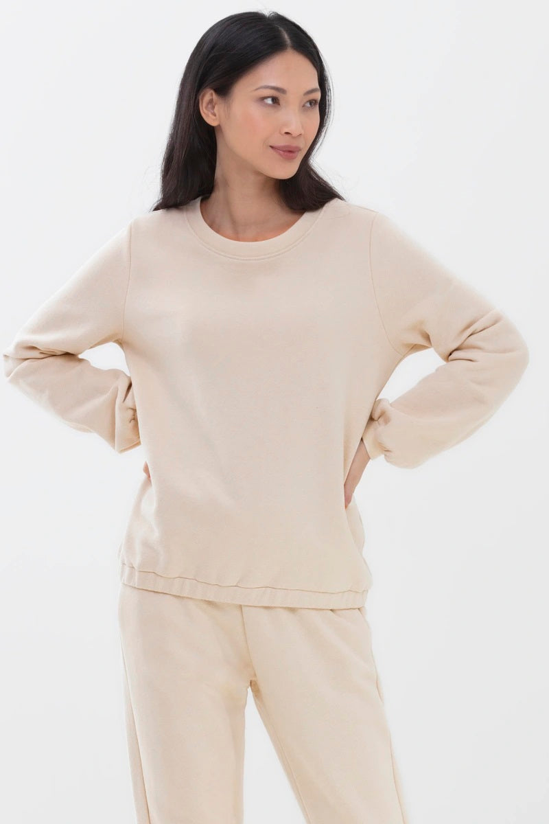 Mey Sweater Kia Dames 17473 337 sand Foto 24379