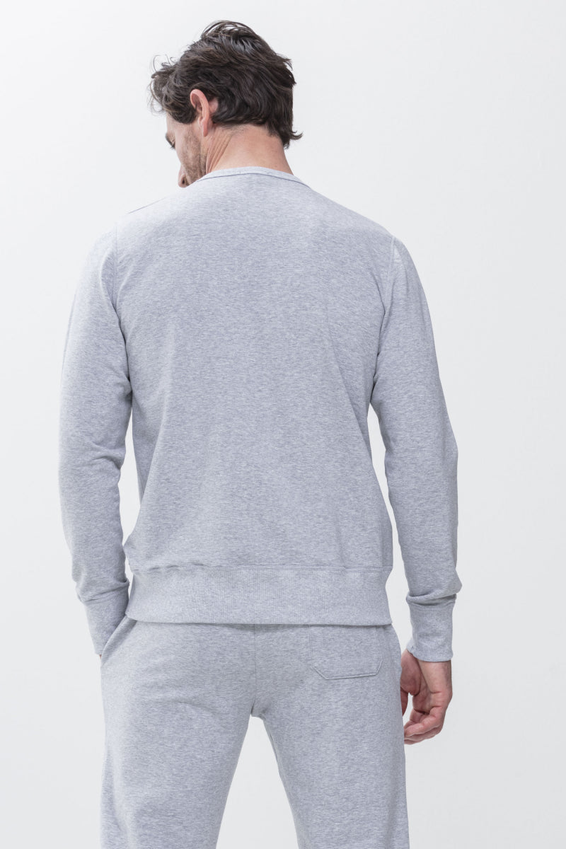 Mey Sweatshirt Enjoy Heren 23540  620 light grey melange Foto 16499