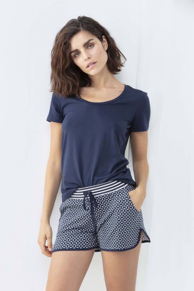 Mey T-Shirt Korte Mouw Night2Day Demi Dames 16824 408 night blue Foto 16755