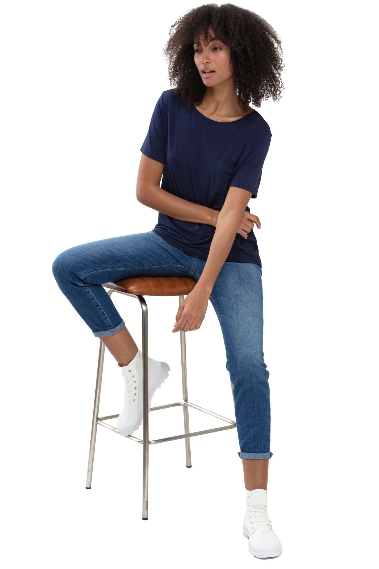 Mey T-Shirt Korte Mouw Sleepy & Easy Dames 16659 388 true blue Foto 31457