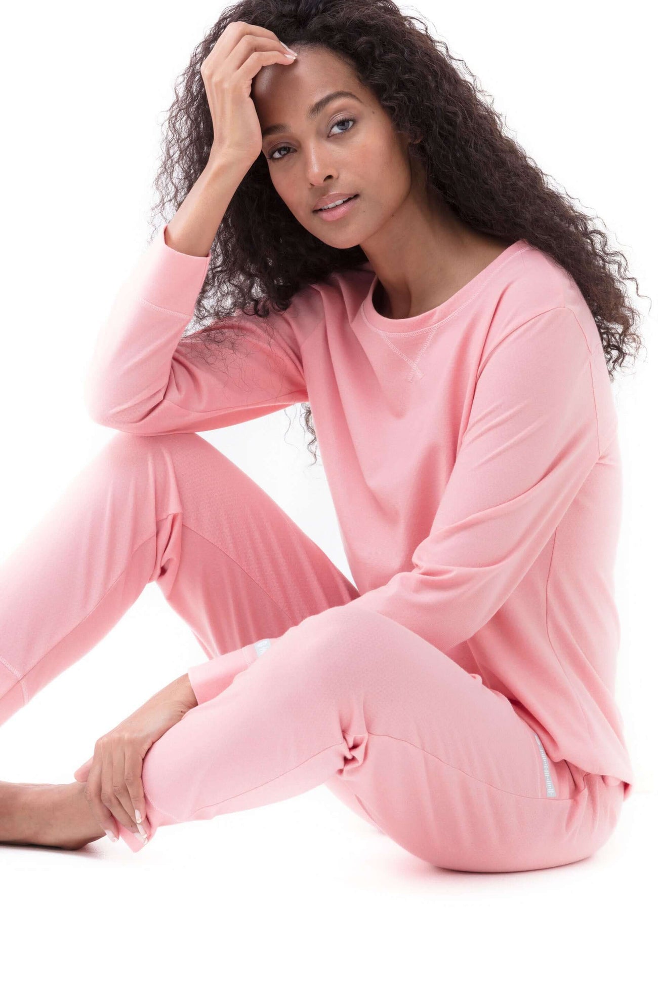 Mey T-Shirt Lange Mouw ZZZleepwear Dames 16897 428 powder pink Foto 17354