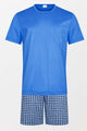 Mey Tweedelige Korte Pyjama Esbjerg Heren 33020 744 malibu blue Foto 18206